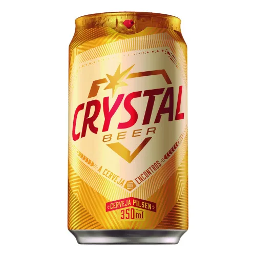 Cerveja Cristal Pilsen Lata - CRISTAL - Bebidas