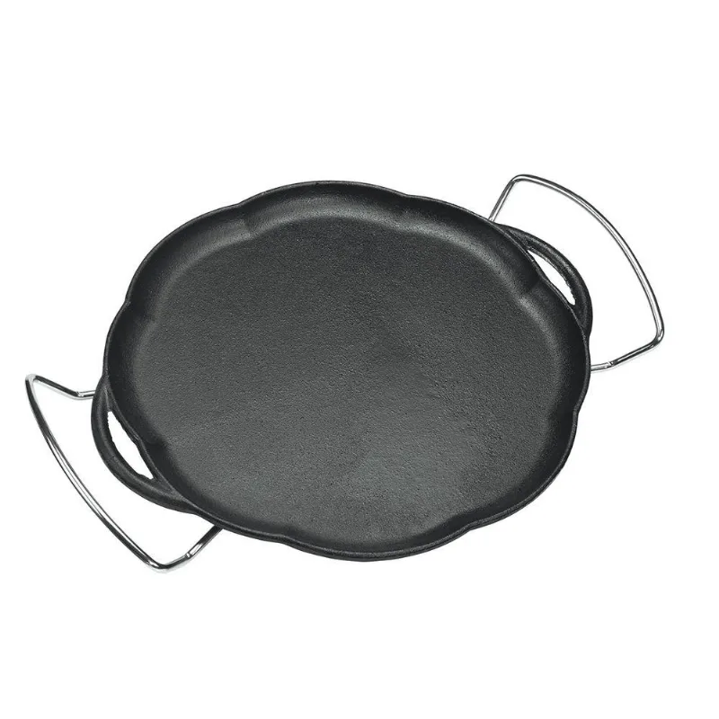 Chapa Petisco Redonda com Suporte 20cm
