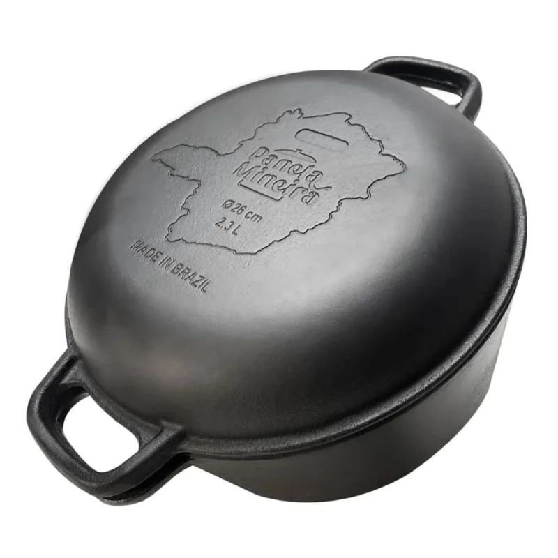 Panela Forno Holandês Mg 28 cm 8,2 L em Ferro Fundido Panela Mineira - Panela Mineira - Utilidades Domesticas