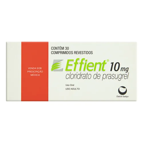 EFFIENT 10MG DAIICHI SANKYO CAIXA 30 COMPRIMIDOS REVESTIDOS - DAIICHI SANKYO