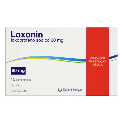 LOXONIN 60MG 15COMP - DAIICHI SANKYO - Produtos Farmacêuticos