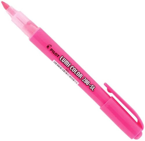 Marca Texto Pilot Lumi C 200 Rosa 12x1unidade - PILOT