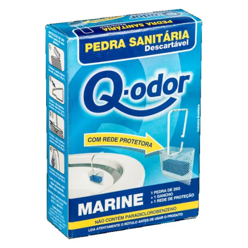 Pedra Sanit.q Odor Marine 25g C/rede - Higiene E Beleza