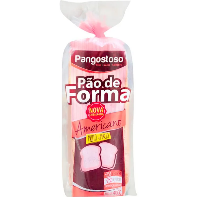 Pão de Forma Pangostoso Americano 400g