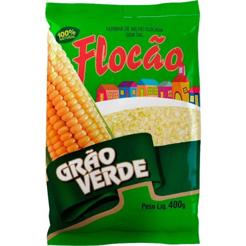 Flocão de Milho Grão Verde 400g