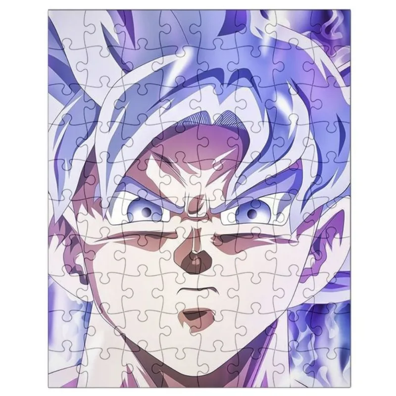 Quebra-Cabeça Personalizado 90 Peças - 30 cm x 20 cm Goku Dragon Ball Instinto Superior (BDXX)