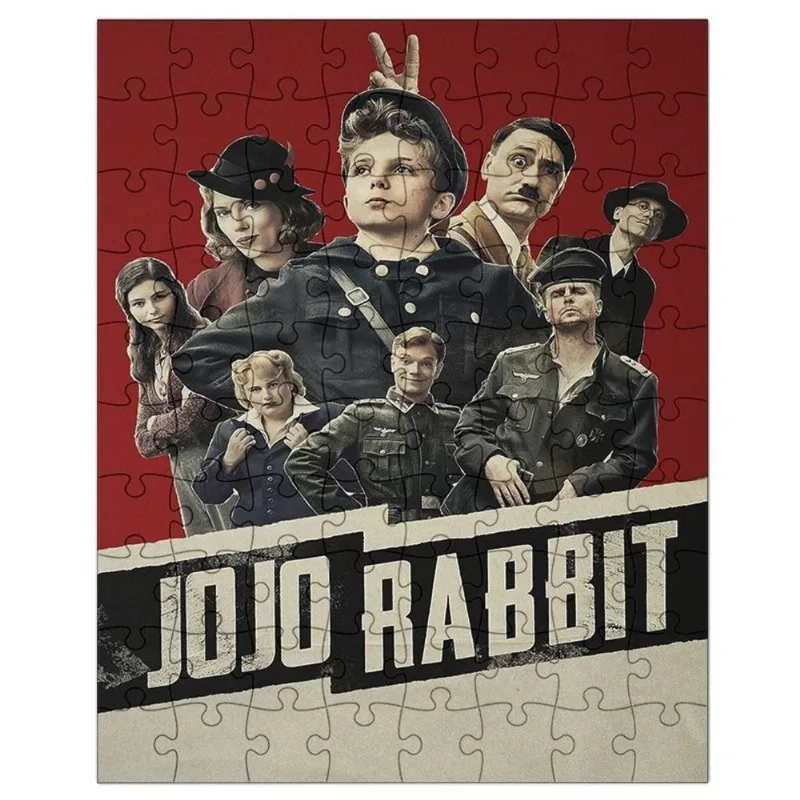 Quebra-Cabeça Personalizado 90 Peças - 30 cm x 20 cm Jojo Rabbit (BDX3)