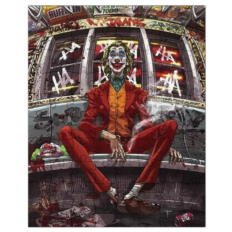 Quebra-Cabeça Personalizado 90 Peças - 30 cm x 20 cm Joker Coringa Batman (BDX3)