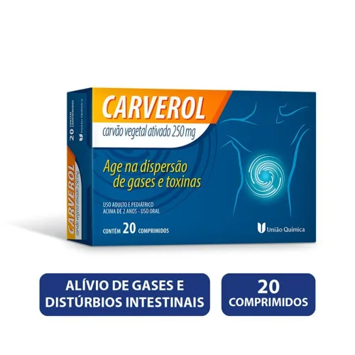 Carverol 20 Cp - UNIAO QUIMICA - Farmácia