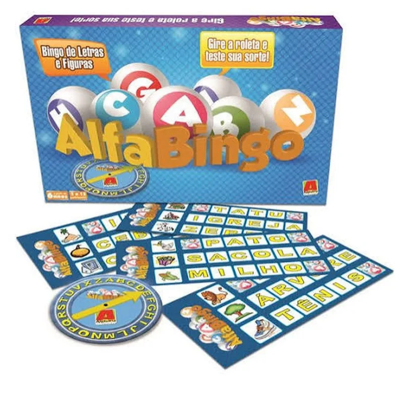Jogo Alfabingo Bingo das Letras Educativo Algazarra 396 - Algazarra - Games