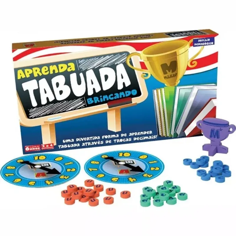 Jogo Educativo Aprenda a Tabuada Algazarra 556
