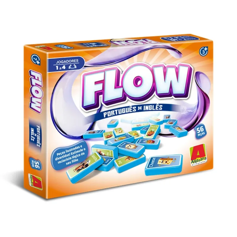 Jogo Educativo Flow Português x Inglês Algazarra 1456