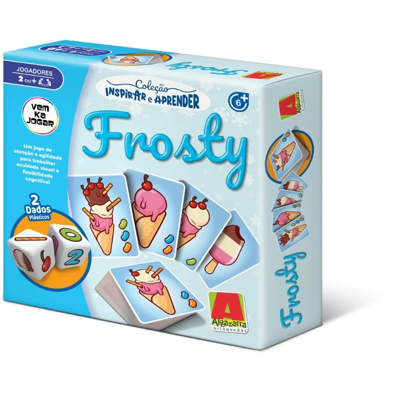 Jogo de Cartas e Dados Frosty Algazarra 1303