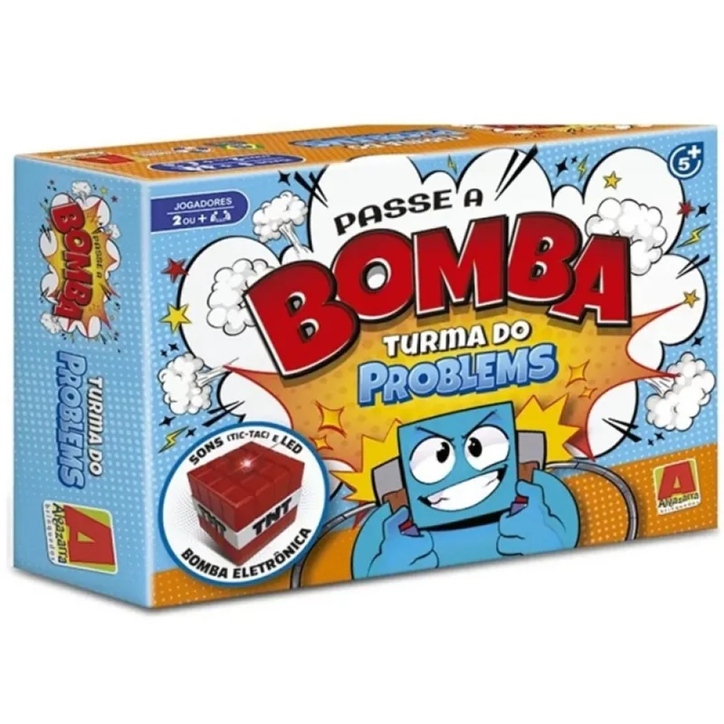 Passe a Bomba Turma do Problems Brinquedo Jogo de Cartas