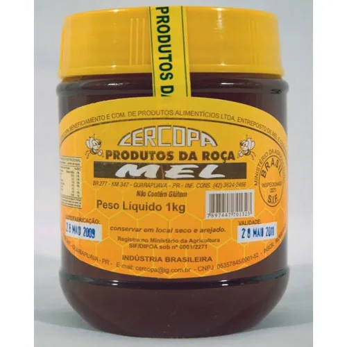 Mel Cercopa Beneficiado Pt 1kg - Mercearia