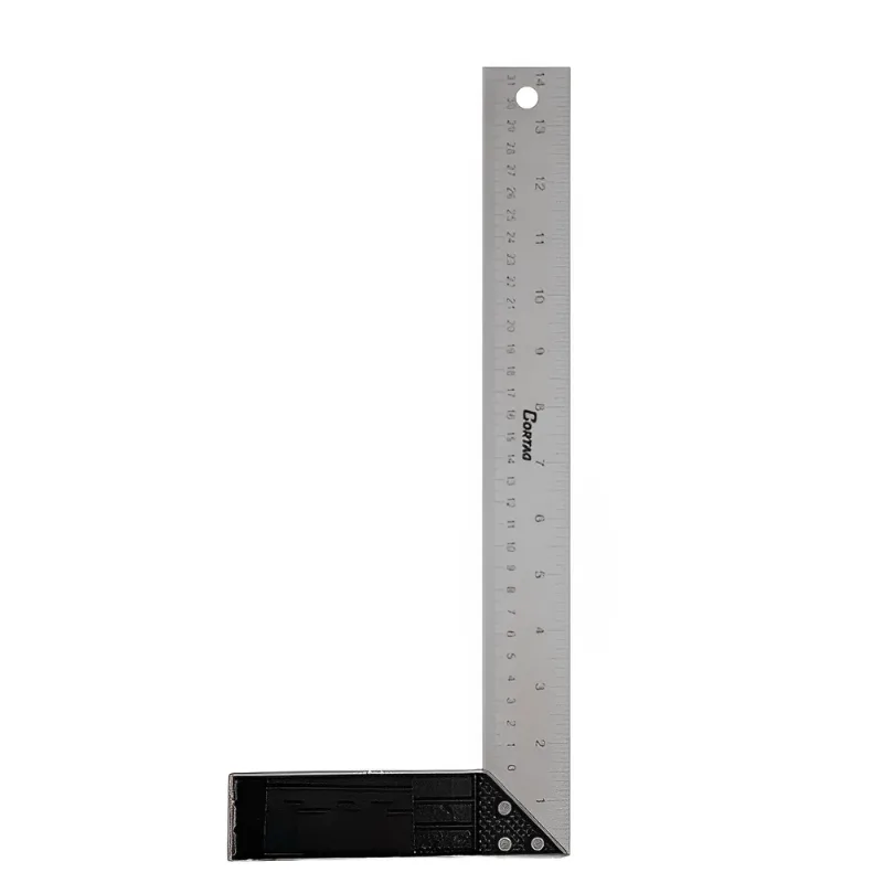 Esquadro Aço Cabo Alumínio 30cm 12 Poleg Profissional Cortag