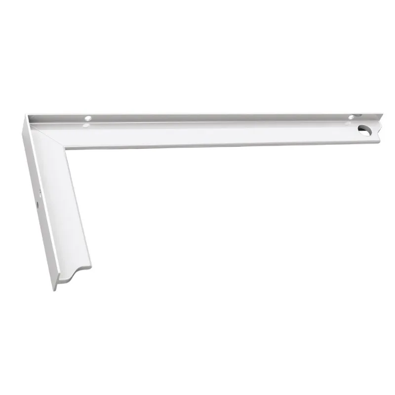 Suporte Perfil T Até 40kg Aço Branco Zamar Suporte Perfil T Até 40Kg 22cm Aço Branco