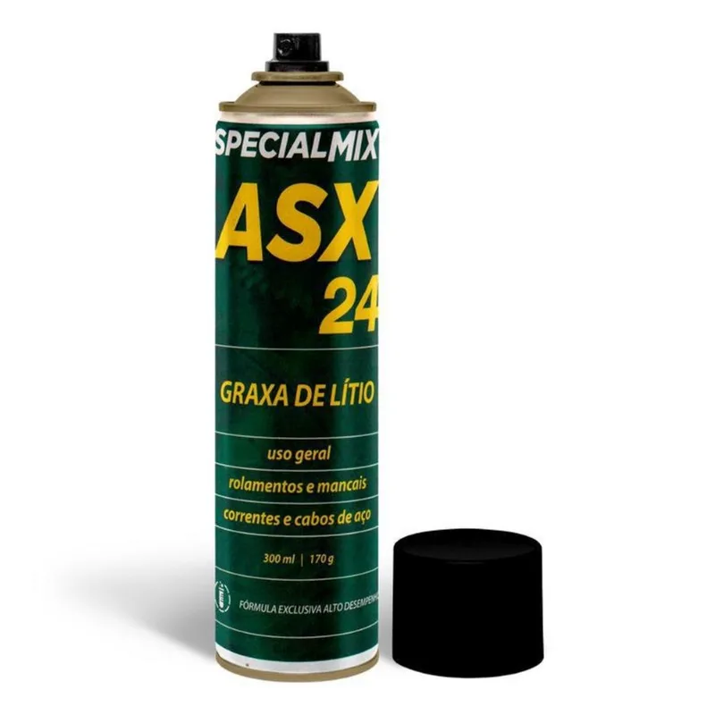 Graxa De Lítio Aerossol 300Ml/170G - Specialmix Asx24