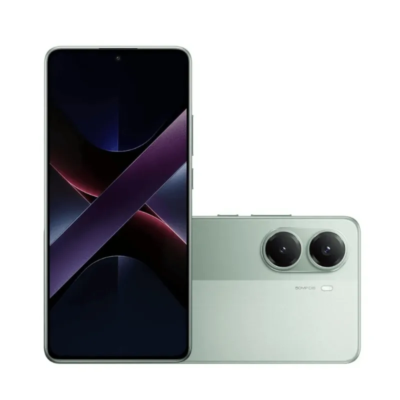 Smartphone Xiaomi Poco X7 Pro 5G 12GB RAM 512GB Verde Tela AMOLED 6,67" 144Hz Câmera 50MP OIS Bateria 6000mAh
