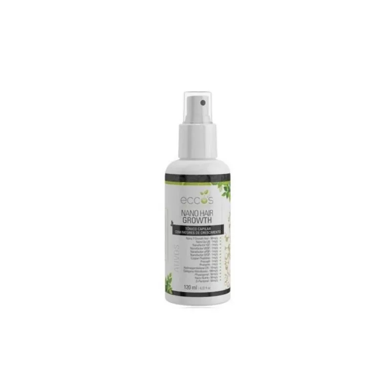 Tônico Capilar Nano Hair Growth 120ml - Eccos Cosméticos