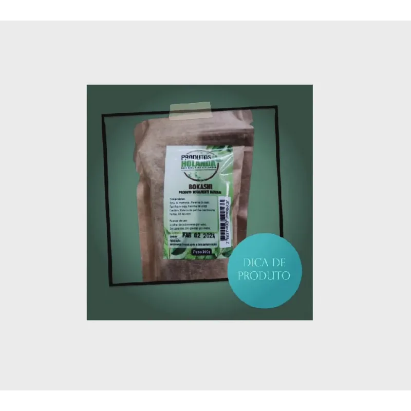 Bokashi 100gr Produto totalmente Natural