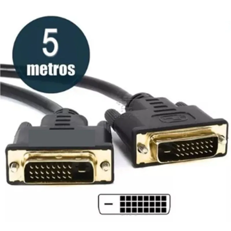 Cabo Dvi 24+1 Para Aparelhos De Videos E Camera