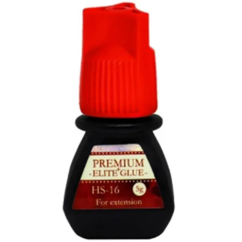 Cola Elite Hs-16 5Ml Extensão Cílios Fio Black Glue
