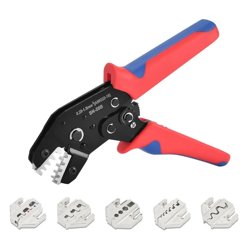 Alicate De Crimpagem Plug-in Automotivo Sn-58b