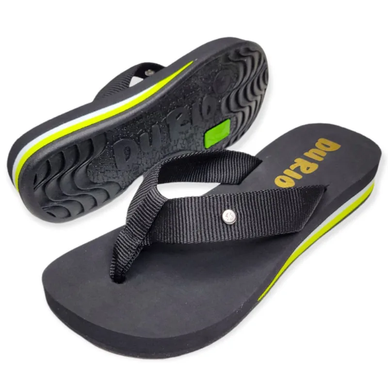 Chinelo Feminino DuRio Balance Esporão Fascite Ortopedico