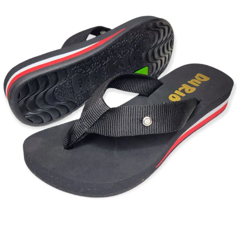 Chinelo Feminino DuRio Balance Esporão Fascite Ortopedico
