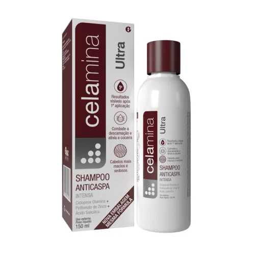 Celamina Ultra Shampoo Anticaspa - CELAMINA - Farmácia