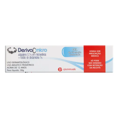 DERIVA C MICRO GLENMARK CAIXA 30G GEL - Deriva - Medicamentos E Saúde