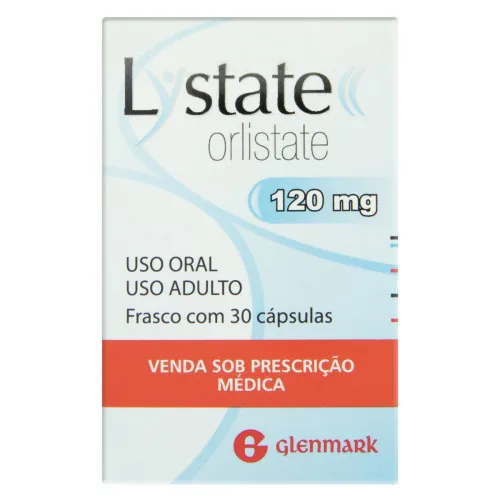 LYSTATE 120MG GLENMARK CAIXA 30 CÁPSULAS