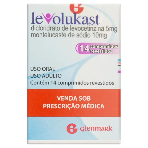 LEVOLUKAST 10+5MG CX 14 COMP REV - Glenmark