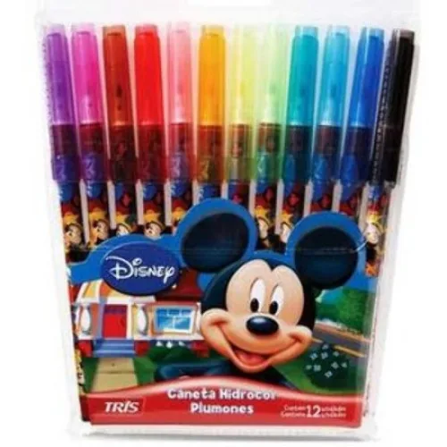 Tris Disney Mickey Hidrográfica 12 Unidades - DISNEY - Papelaria