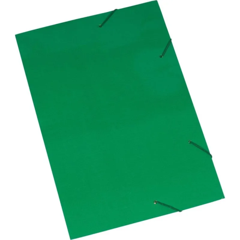 Pasta ABA Elastica Papel Oficio Verde - Polycart