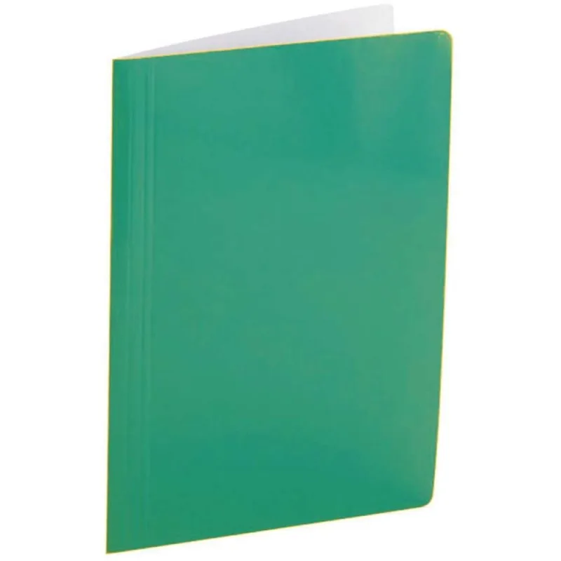 Pasta Grampo Trilho Papel Oficio Verde - Polycart