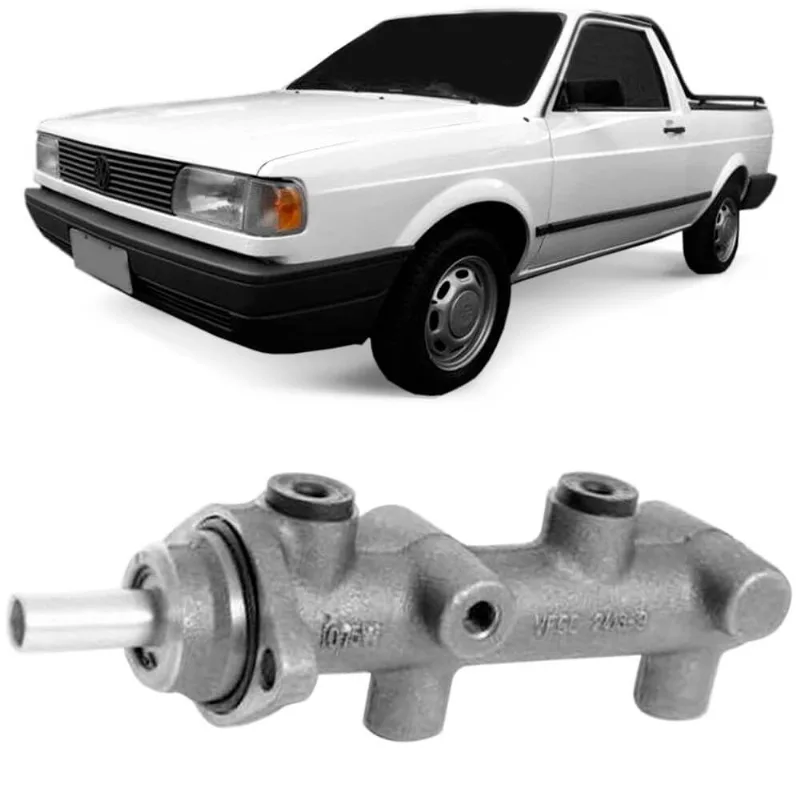 Cilindro Mestre Duplo Freio Pedal Volkswagen Saveiro 82 A 96