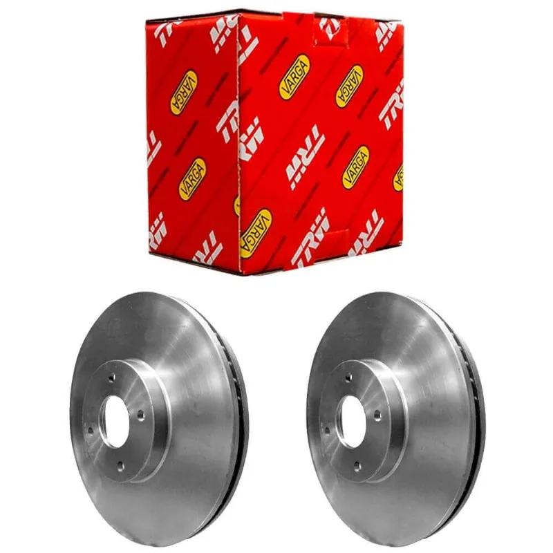 2 Disco Freio Prisma 1.4 Aro 13 2006-2012 Diant Ventilado - TRW