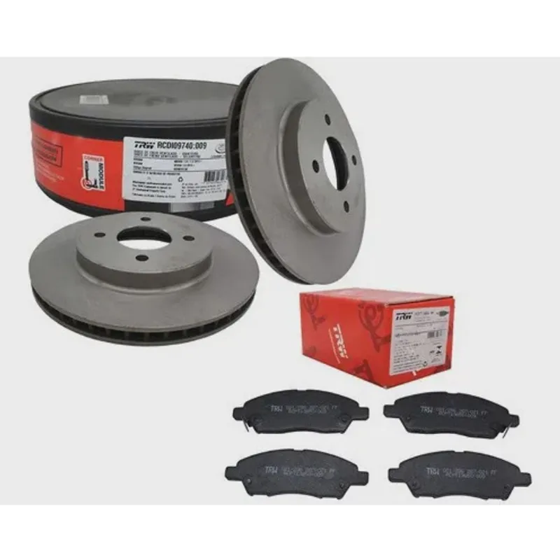 Par Disco E Pastilha Freio Dianteiro Trw Versa 1.6 2016 2017 RCDI09740 / RCPT13850 - TRW