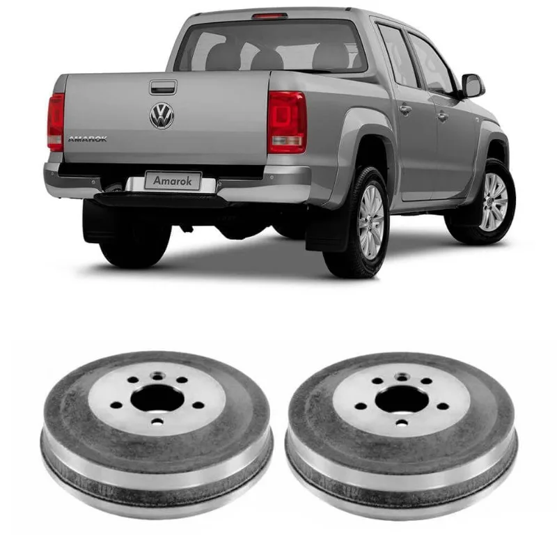 Par Tambor Freio Volkswagen Amarok 2011 A 2019 Tras Sem Cubo - TRW
