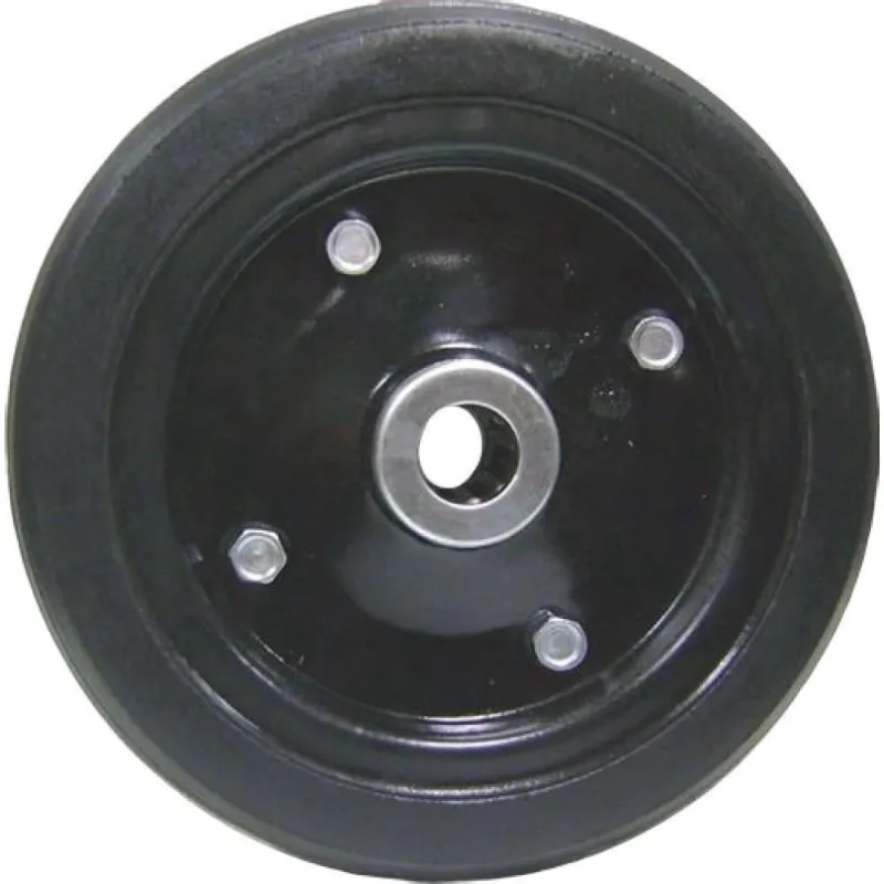 Roda Borracha Maciça Para Carrinhos R 92 9X2 Pmr Até 150 Kgs