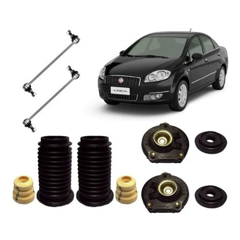 2 Kit Da Suspensão Bieleta Dianteira Fiat Linea 2008 A 2016