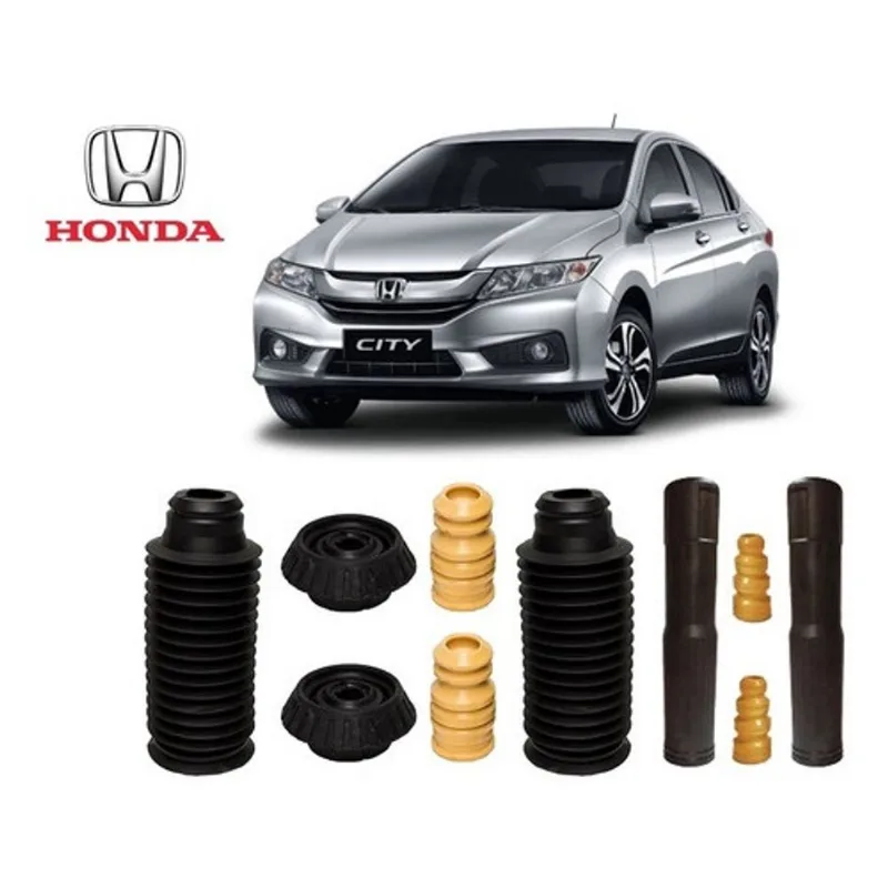 4 Kit Amortecedor Suspensão Dianteira Traseira Honda City 2009 2010 2011 2012