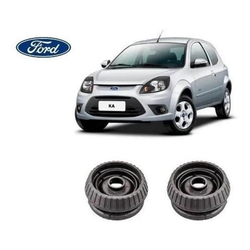 Par Coxim Batente Amortecedor Dianteiro Ford Ka 2008 2009 2010 2011