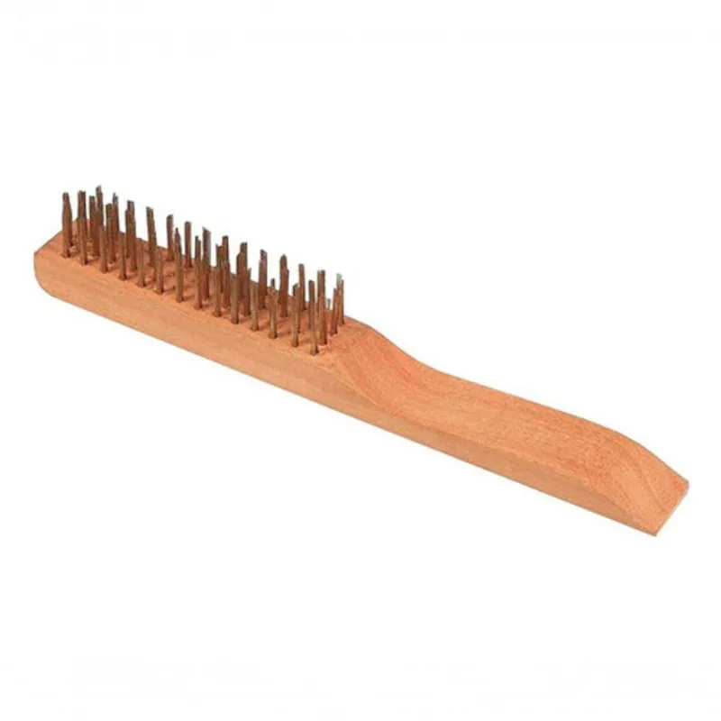 Escova De Aco 4 Fileiras Cabo Mad 415400