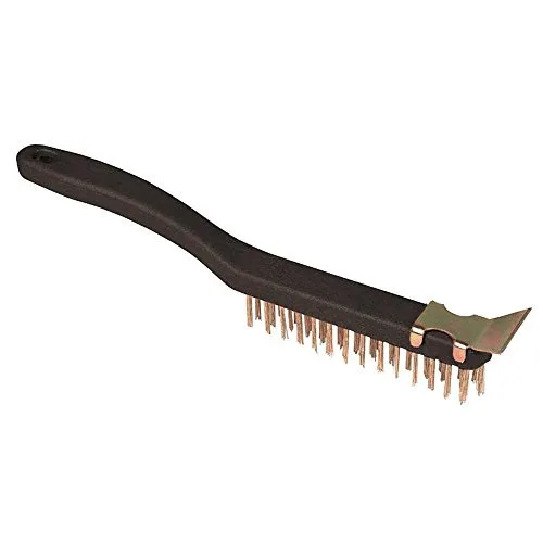 Escova De Aço Carbono Manual Com 3 Fileiras Vonder - VONDER