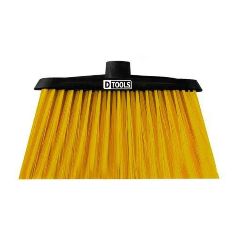 Vassoura Doméstica Plástica Noviça com Cabo de Madeira 140x40x260mm - Dtools - Utilidades Domesticas