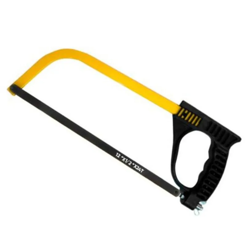Arco de Serra Fixo 12'' Ferro Zincado - Cabo Plástico Resistente - DTOOLS