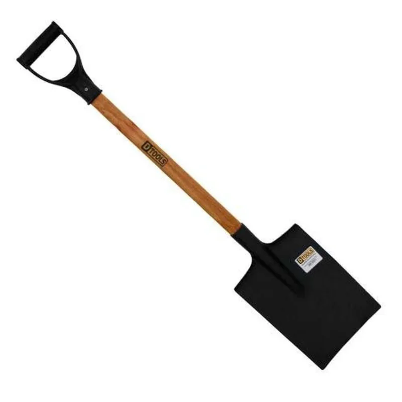 Pá De Corte Com Cabo Y Pvc Vanga Epóxi 7x19 E 5x97 E 5cm Em Aço Carbono Para Jardinagem E Obra